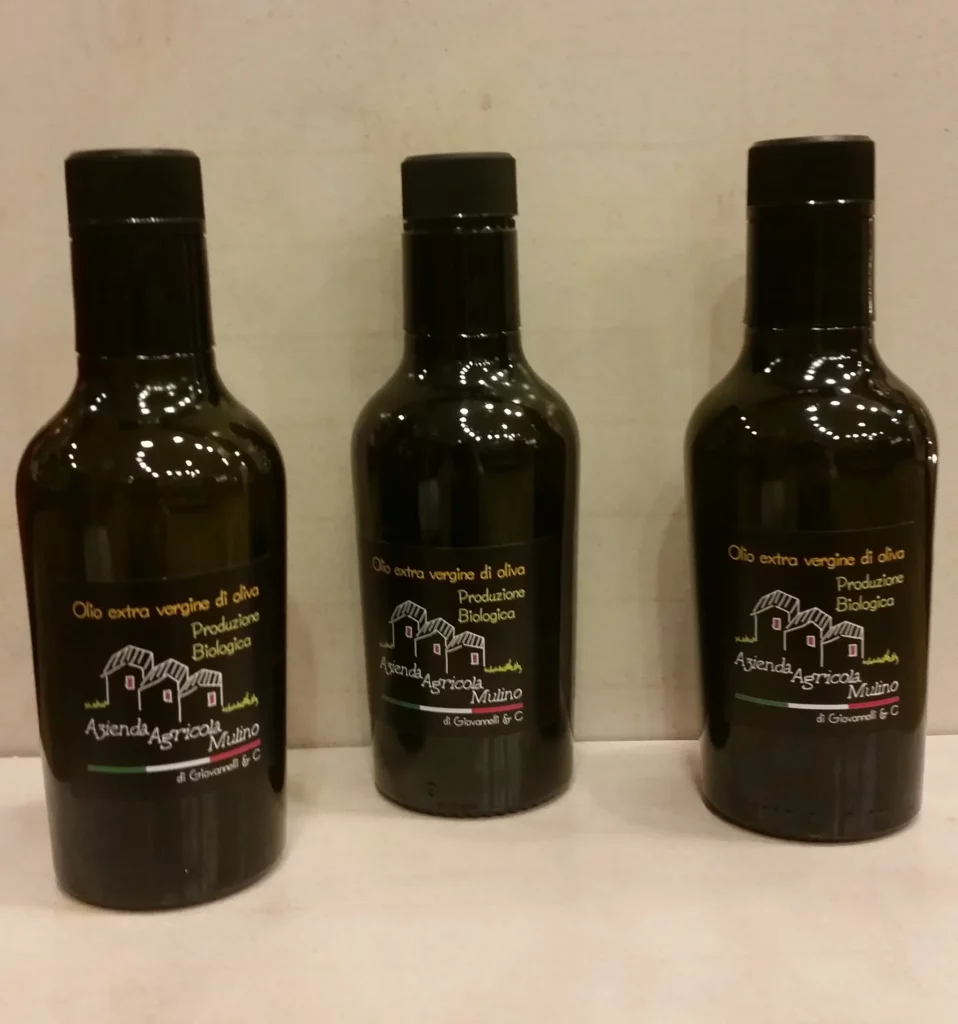 Contenitore olio in vetro
